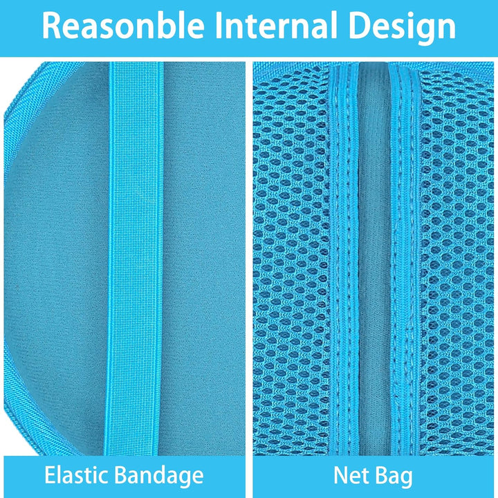 co2CREA Hart Tragbare Schutzhülle Etui Tasche für All-In-One Audioplayer Starterset Drix Blau Cookie