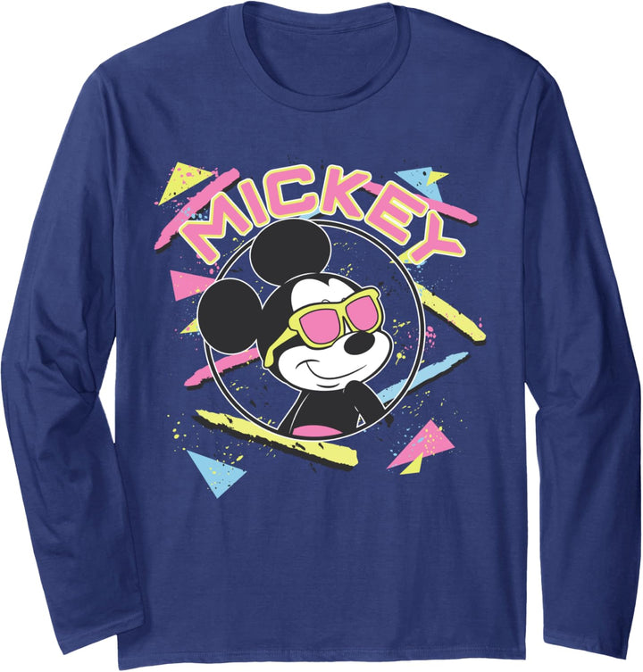 Disney Mickey And Friends Mickey 90's Style Portrait Langarmshirt