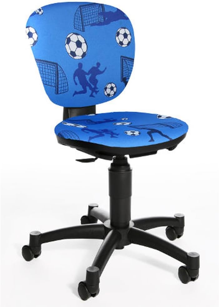 TOPSTAR Kinder Bürostuhl/Drehstuhl MAXX Kid Fussball blau Kinderdrehstuhl Schreibtischstuhl