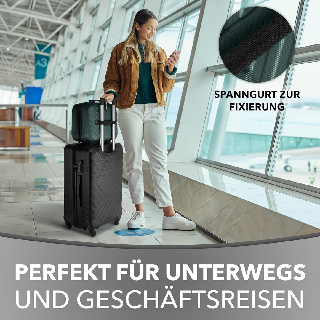 Xonic® Design Kosmetikkoffer aus ABS Hartschale – Robustes Beautycase als Handgepäck - Kosmetiktasch