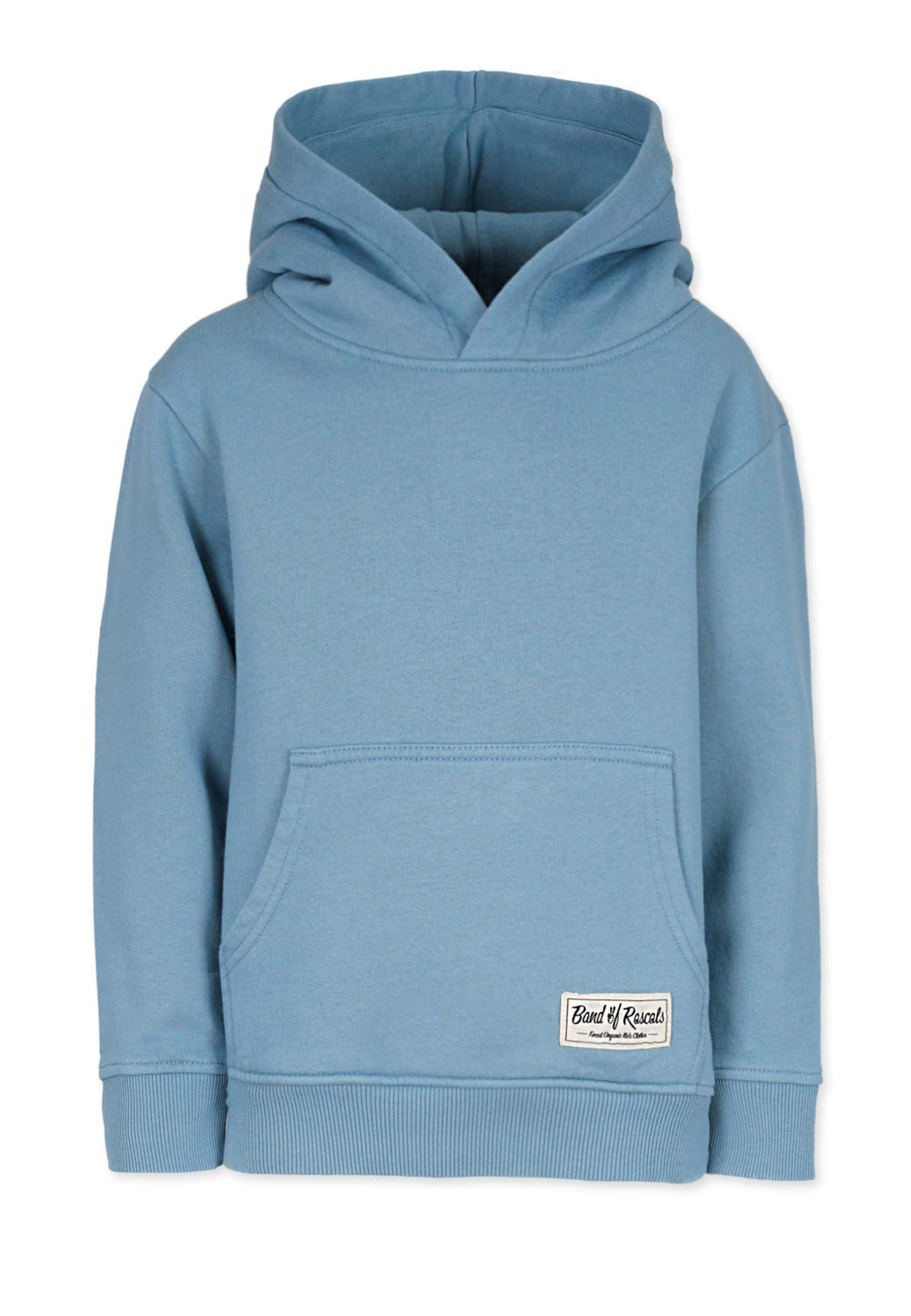 Band of Rascals Kinder Kapuzenpullover Plain aus Bio-Baumwolle 98-104 Aegean-blue, 98-104 Aegean-blu