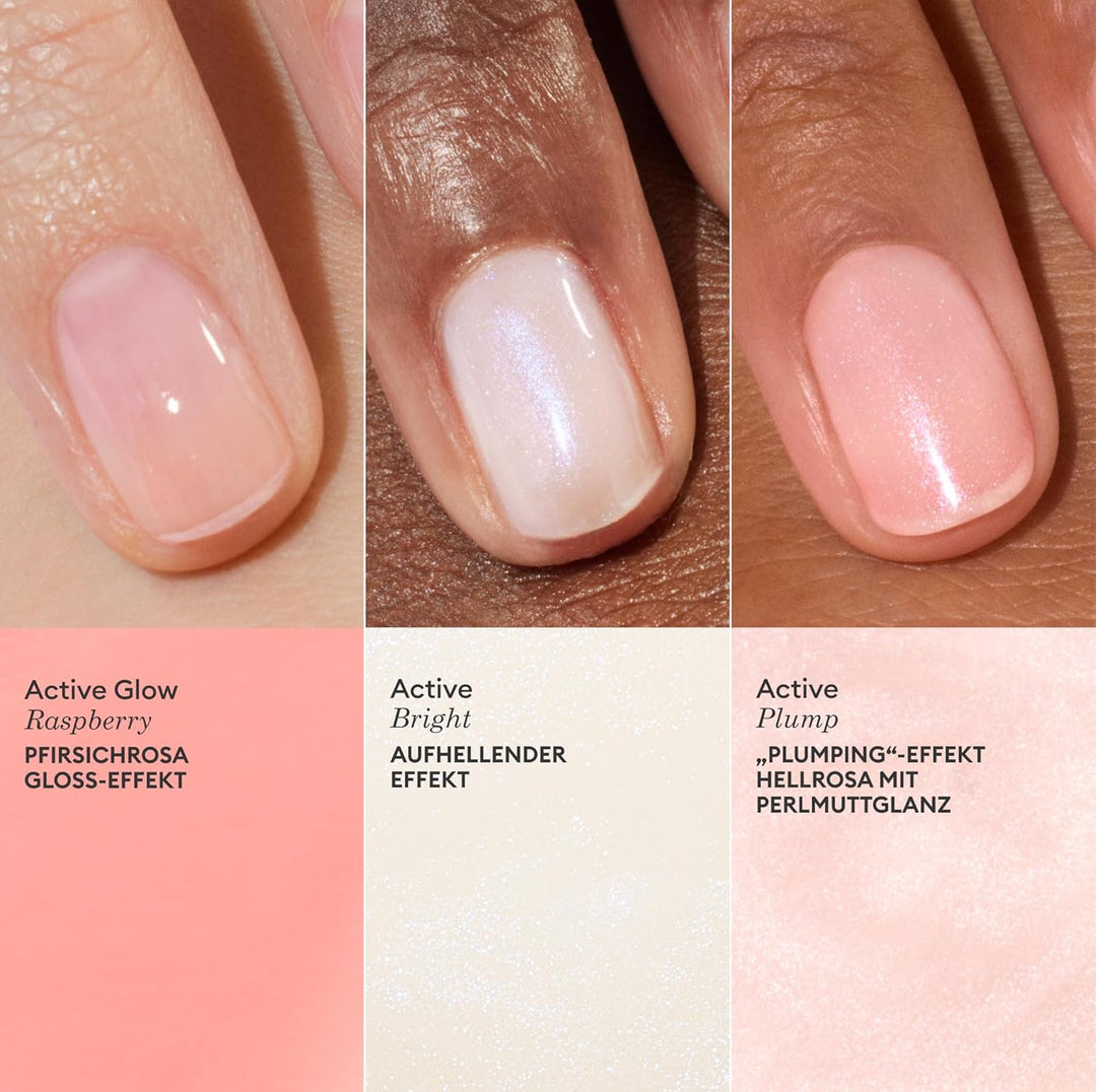Manucurist Active Icons Trio Nagellack Set – Active Glow Raspberry, Active Bright, Active Plump Nage