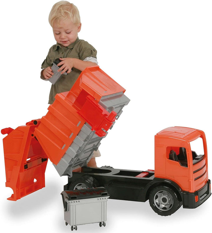 LENA 02166 Starke Riesen Müllwagen, Giga Trucks Müllfahrzeug ca. 72 cm, robuster Müll LKW mit 2 Achs