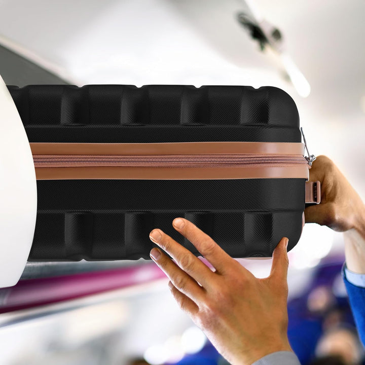 Flight Knight ABS-Hartschalenkoffer Kabinen- und Handgepackoptionen, die fur uber 100 Fluggesellscha