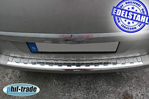 Recambo CT-LKS-1850a LADEKANTENSCHUTZ Edelstahl POLIERT für OPEL Zafira B, 2005-2014 | mit ABKANTUNG