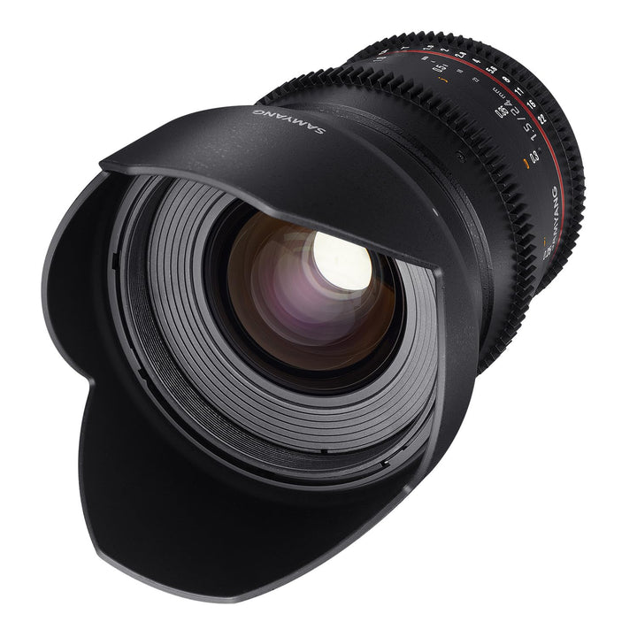 Samyang 24/1,5 Objektiv Video DSLR II Canon EF manueller Fokus Videoobjektiv 0,8 Zahnkranz Gear, Wei