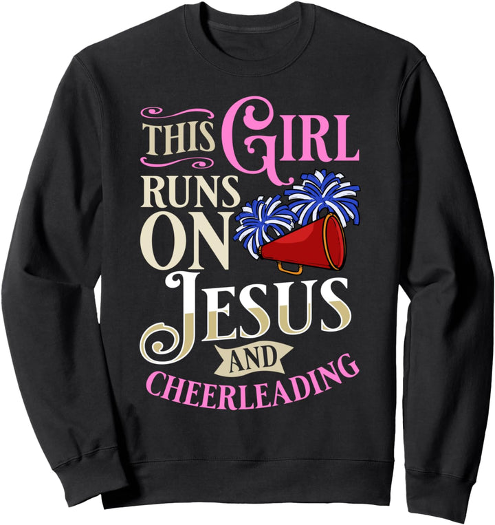 Cheerleading Cheerleader Girl Cheer Sweatshirt
