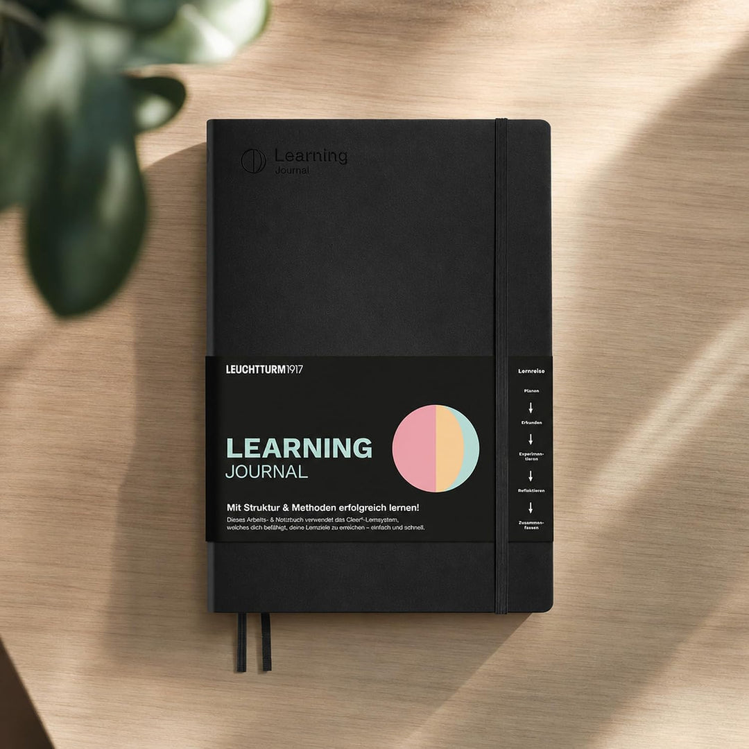 LEUCHTTURM1917 367496 Learning Journal Composition (B5), Flexcover, Schwarz, Deutsch Deutsch Schwarz