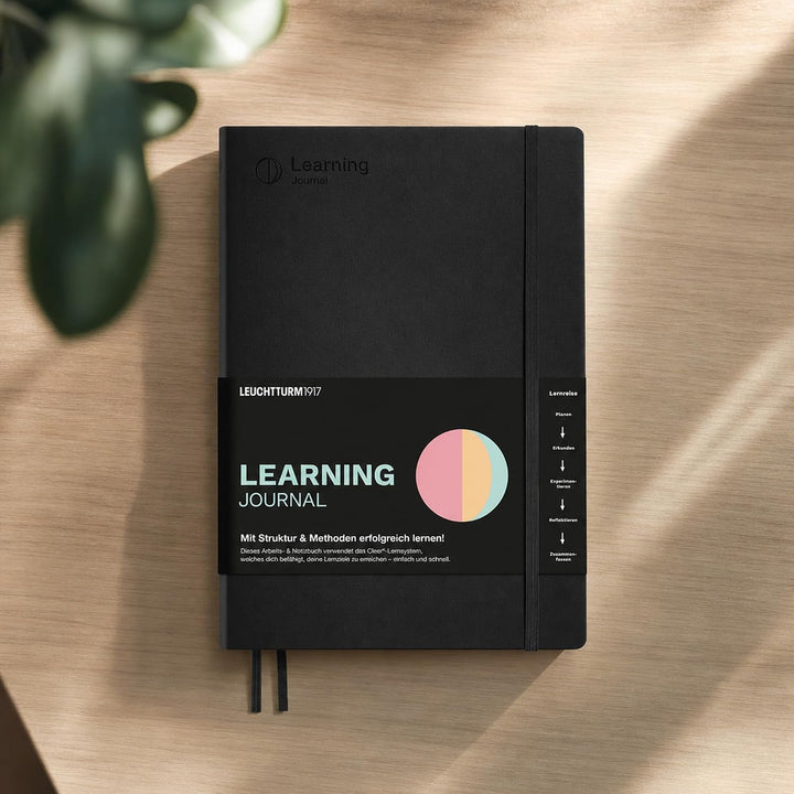 LEUCHTTURM1917 367496 Learning Journal Composition (B5), Flexcover, Schwarz, Deutsch Deutsch Schwarz