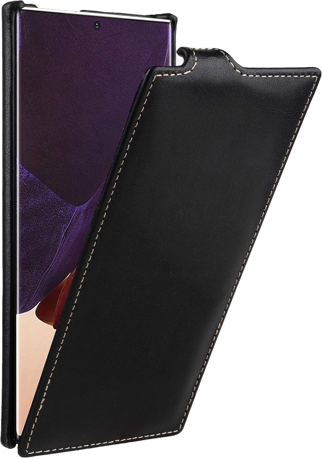 STILGUT UltraSlim kompatibel mit Samsung Galaxy Note 20 Ultra Hülle aus Leder - Samsung Note 20 Ultr