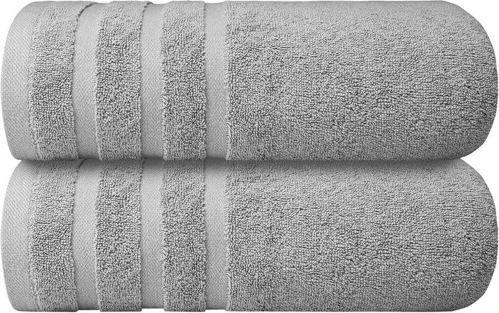 Infinitee Xclusives Badetücher, 2er-Set |70 x 140 cm| | 100 % Baumwolle, ultraweich &amp; stark saugfähi