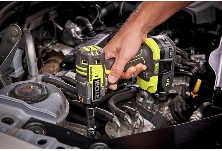 RYOBI 18 V ONE+ Brushless Akku-Schlagschrauber R18IW7-0 (Leerlaufdrehzahl 0-3000 min⁻¹, Schlagzahl 0