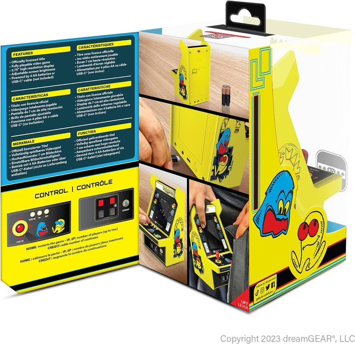 My Arcade DGUNL-4194 PAC-Man Micro Player Pro Portable Retro Arcade Pac Man, Pac Man