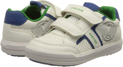 Geox Jungen J Arzach Boy A Sneakers 29 EU White Royal, 29 EU White Royal