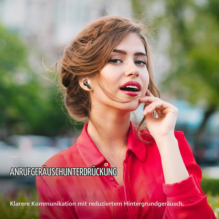 TOZO E2 Kopfhörer kabellos Bluetooth, 5.3 Bluetooth Kopfhörer, In Ear Kopfhörer mit APP Steuerung, 3