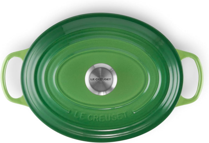 Le Creuset Signature Gusseisen-Bräter mit Deckel, Ø 29 cm, Oval, Für alle Herdarten und Induktion ge