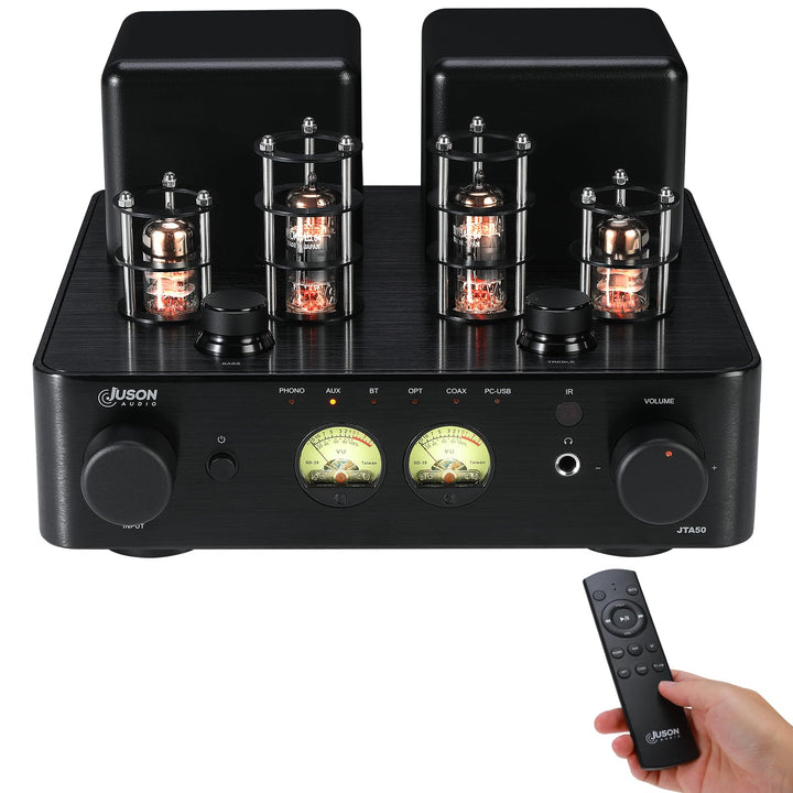 JTA50 2025 130W-Röhrenverstärker, HiFi-Verstärker der Einstiegsklasse mit BT 5.0, Fernbedienung, AUX