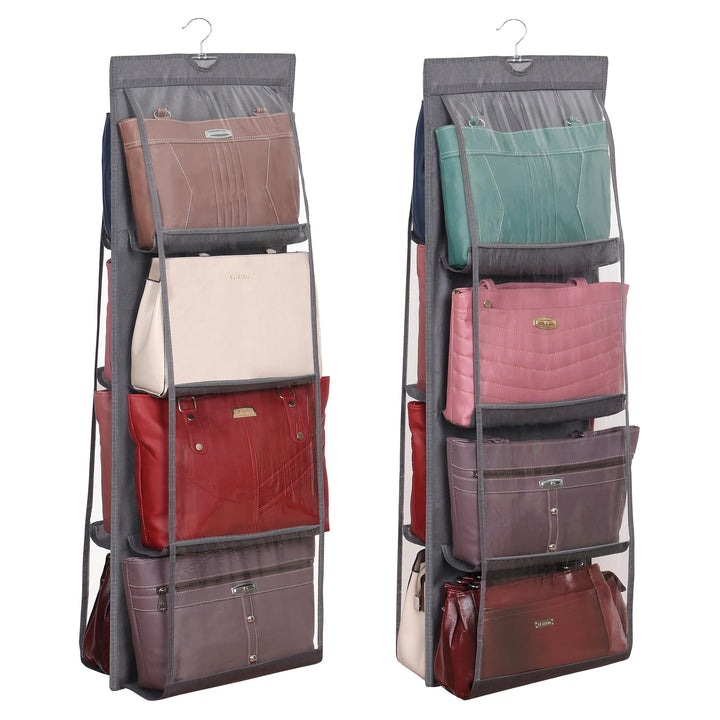 Winter Shore Handtaschen Aufbewahrung [2 Pack] - Faltbarer Kleiderschrank Organizer Hängend für Geld
