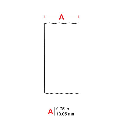 Brady M21-750-488 Tape for Lab Pal, Polyester, 19.1 mm, White