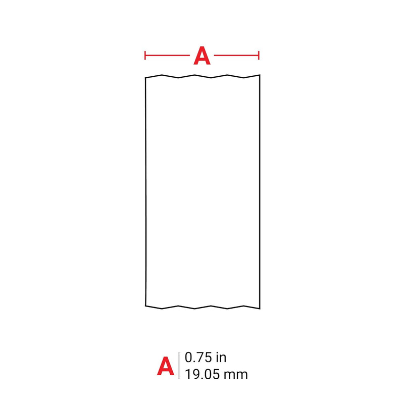 Brady M21-750-488 Tape for Lab Pal, Polyester, 19.1 mm, White