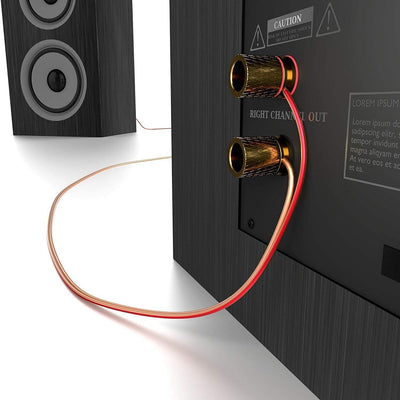 KabelDirekt Lautsprecherkabel Made in Germany aus reinem Kupfer 10m (2x2,5mm² HiFi Audio Boxenkabel