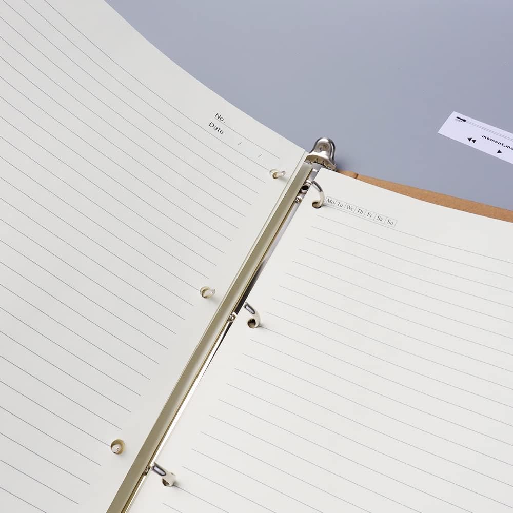 A4 liniertes Nachfüllpapier, 3 Stück, lose Blätter, 4-fach gelocht, Füllpapier, Nachfüllpapier, Plan