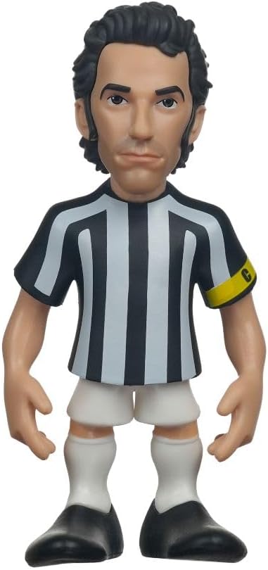 MINIX - Fussballlegenden #111J - Juventus - Del Piero - Sammlerfigur 12 cm Schwarz, Schwarz