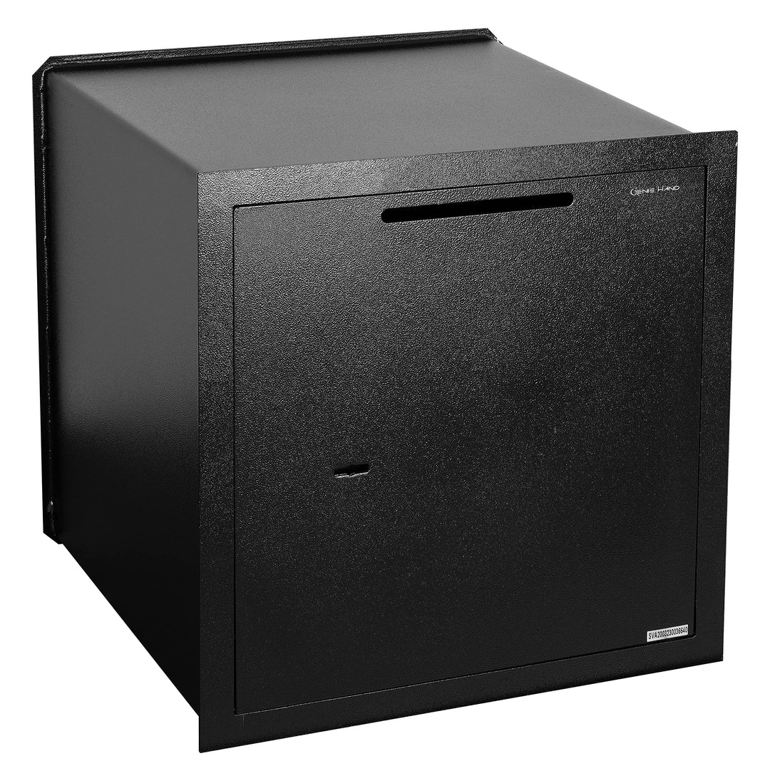 Genie Hand – Mechanische Wandtresorbox Klein mit Einwurfschlitz – Doppelbartschloss gross, gross