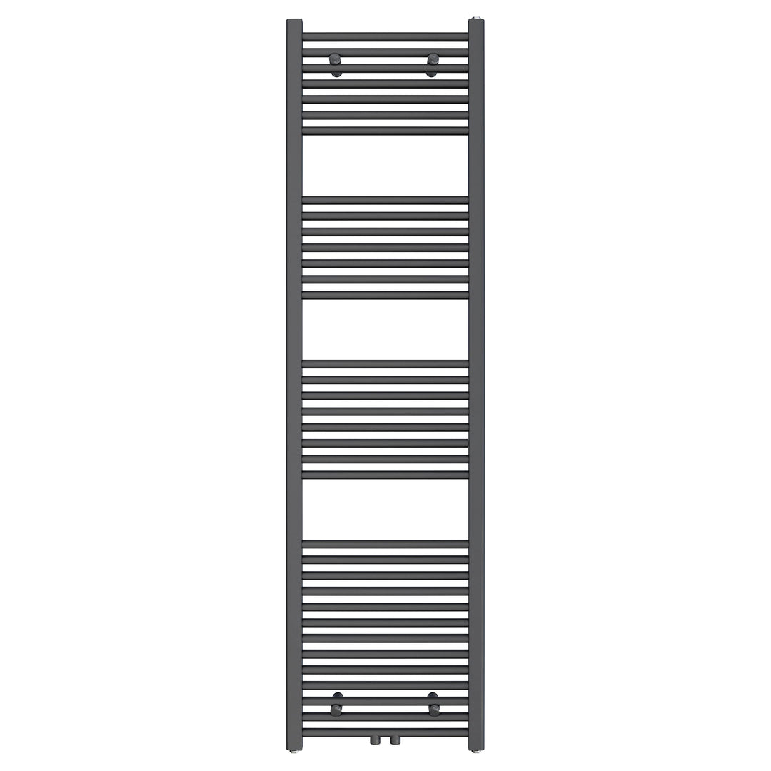 Aquabad Badheizkörper Virgo | Grösse: 50 x 180 cm | Heizleistung 608 Watt | Farbe: Anthrazit | Mitte