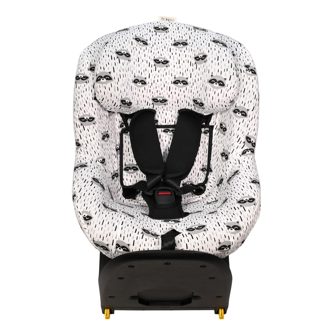 JYOKO KIDS Bezug für Autositz kompatibel mit Maxi Cosi (Raccoon, Maxi Cosi Pearl 360 y Mica Pro I-si