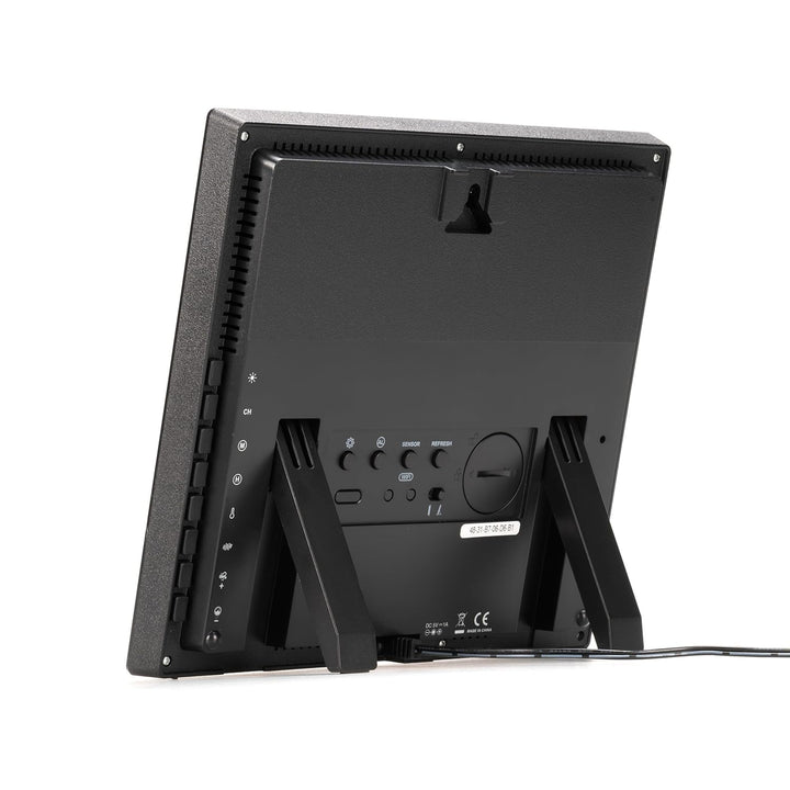 Bresser WLAN-Wetterstation 8-in-1 Aussensensor Windmesser Regenmesser UV WBGT Hitzealarm Vorhersage