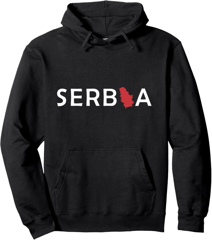 Serbien Umriss, Jugoslawien, Serbischer Stolz, Srbija Pullover Hoodie