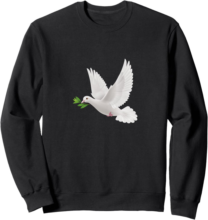 Weisse Taube Weltfrieden Frieden weisse Friedenstaube Sweatshirt