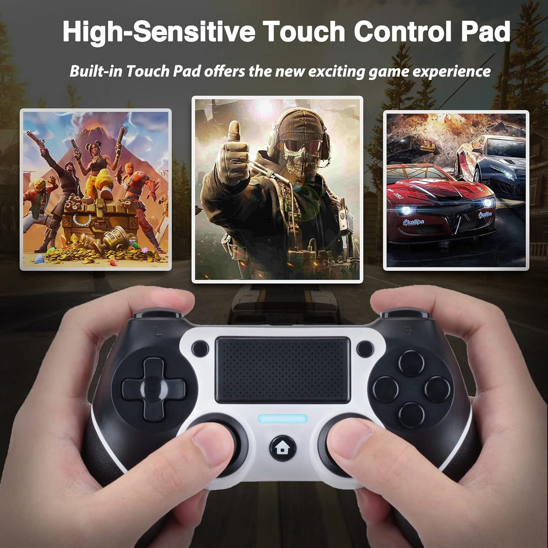 VooFun Controller Kompatibel für PS4, Wireless Controller Kompatibel mit PS4 Pro Slim, Bluetooth Gam