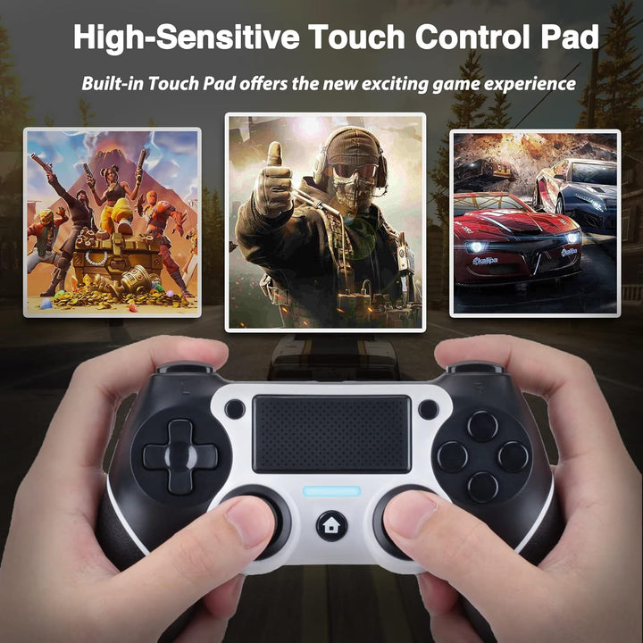 VooFun Controller Kompatibel für PS4, Wireless Controller Kompatibel mit PS4 Pro Slim, Bluetooth Gam