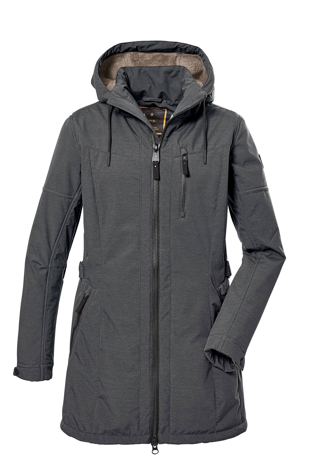G.I.G.A. DX Damen Softshellparka mit abzippbarer Kapuze GW 46 WMN SFTSHLL PRK, midnight, 38, 40898-0