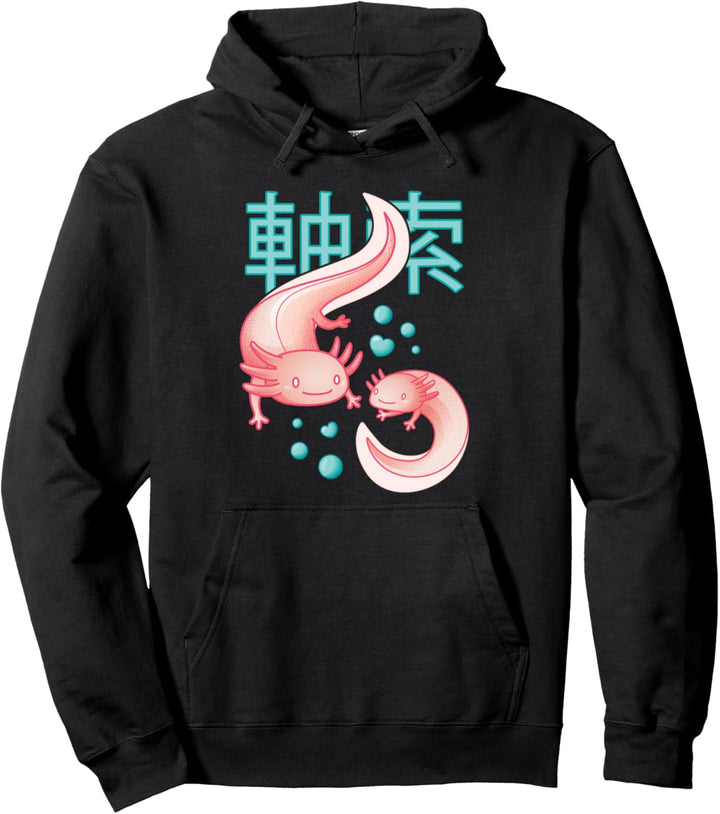 Kawaii Axolotls Japanische Ästhetische Anime Axolotl Pullover Hoodie