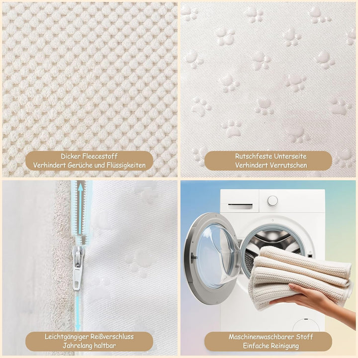 Niubya Hundetreppe für Kleine Hunde, H30 cm, für Katzentreppe Hundetreppe Bett und Sofa, ältere und