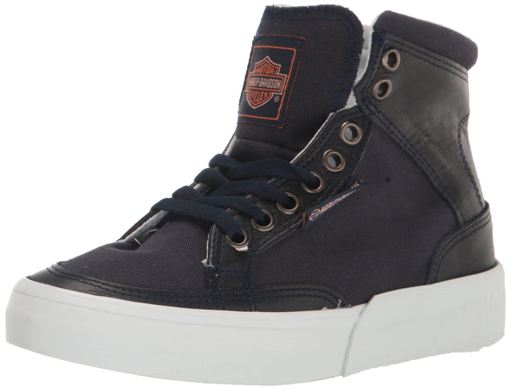 Harley-Davidson Unisex-Adult Rosemont Sneaker 34 EU Marineblau, 34 EU Marineblau