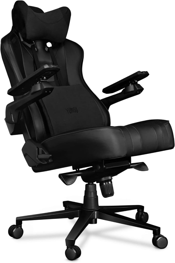 YUMISU Gaming Stuhl 2049 Rückenlehne und Sitz aus Kaltschaum bis 150kg Belastbar - Bürostuhl Schreib