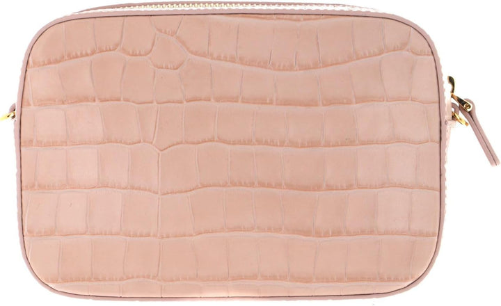 Coccinelle Mini Bag Croco Leather New Pink