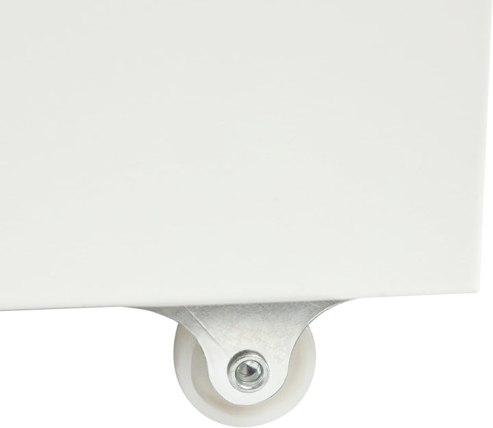 6 Ebenen Mobiler Vertikal Aktenschränke Aufbewahrungsschrank für Home-Office,28x41x69cm Anti-Kippen