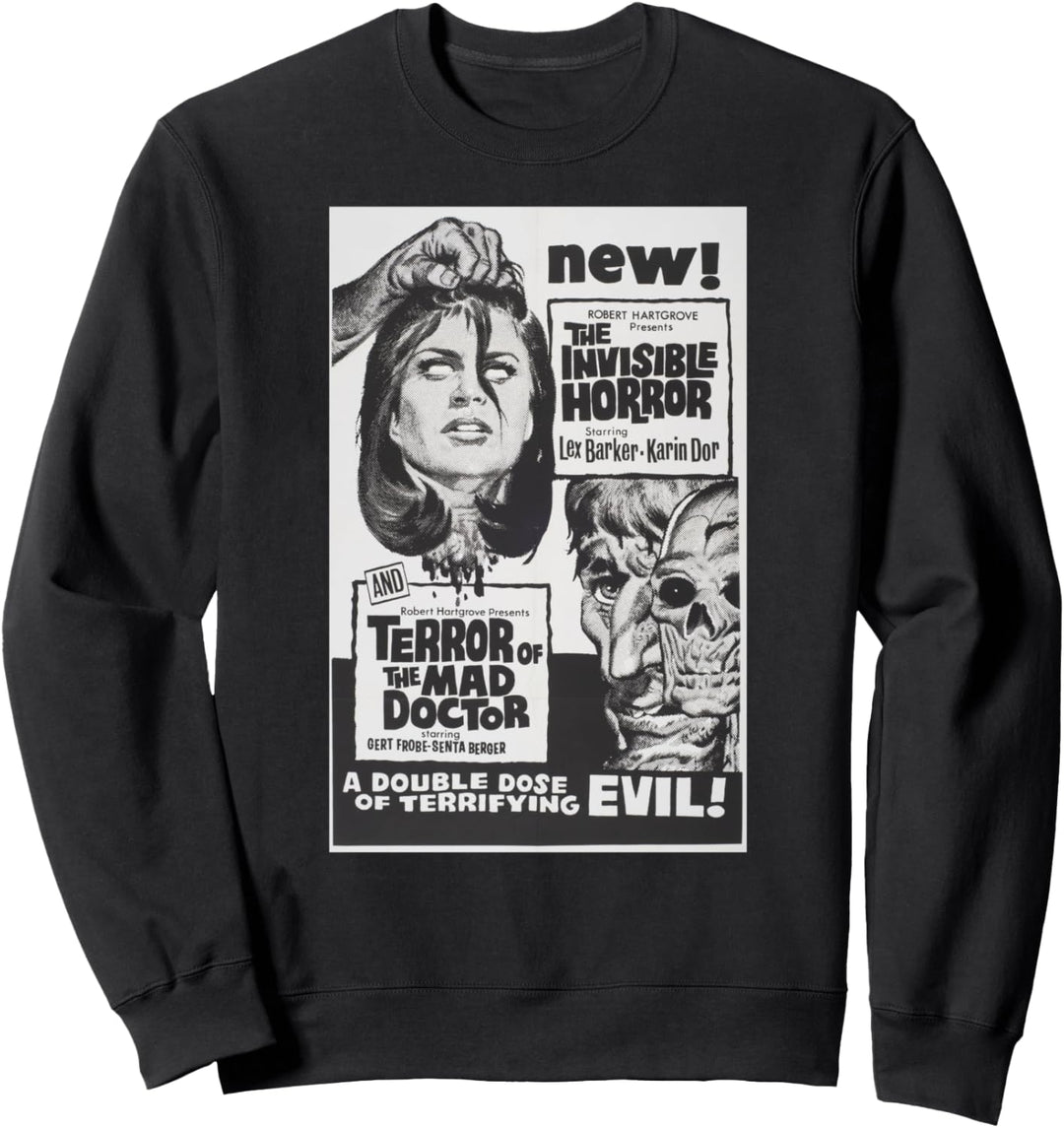 Horror Terror Classic Halloween Monster Poster Horror Movie Sweatshirt