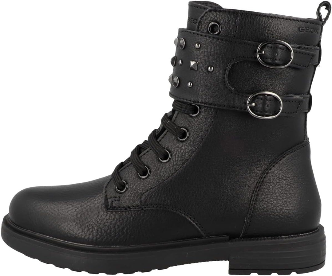 Geox Mädchen J Eclair Girl D Stiefeletten 28 EU Schwarz, 28 EU Schwarz