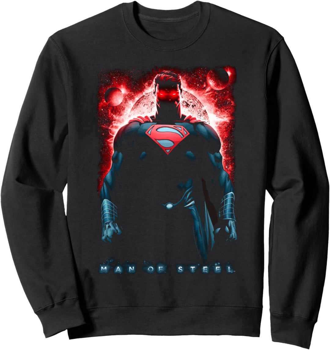 Superman Man of Steel Red Son of Krpton Sweatshirt