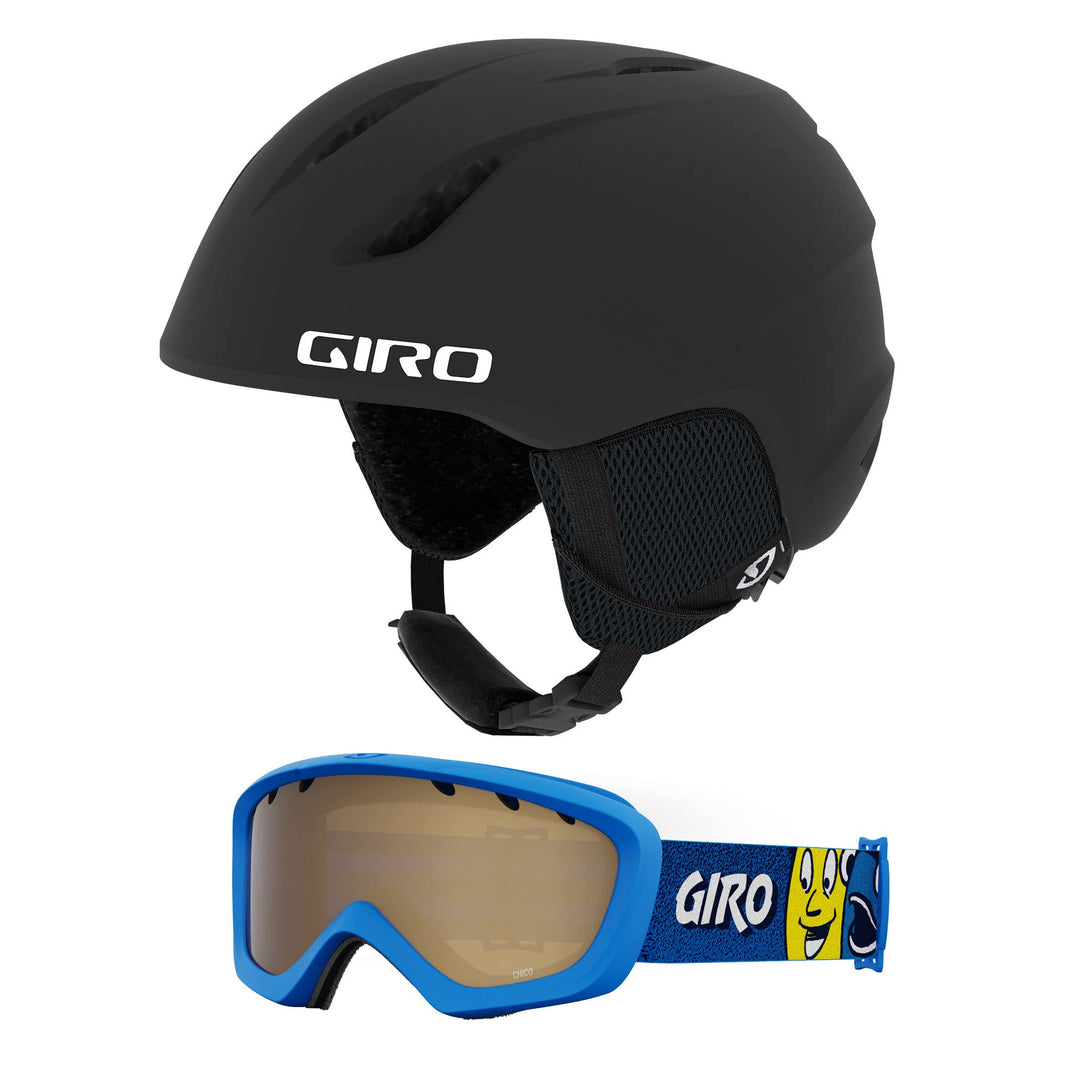 Giro Launch XS (48.5-52cm) Mattschwarzblaue Gesichter, XS (48.5-52cm) Mattschwarzblaue Gesichter