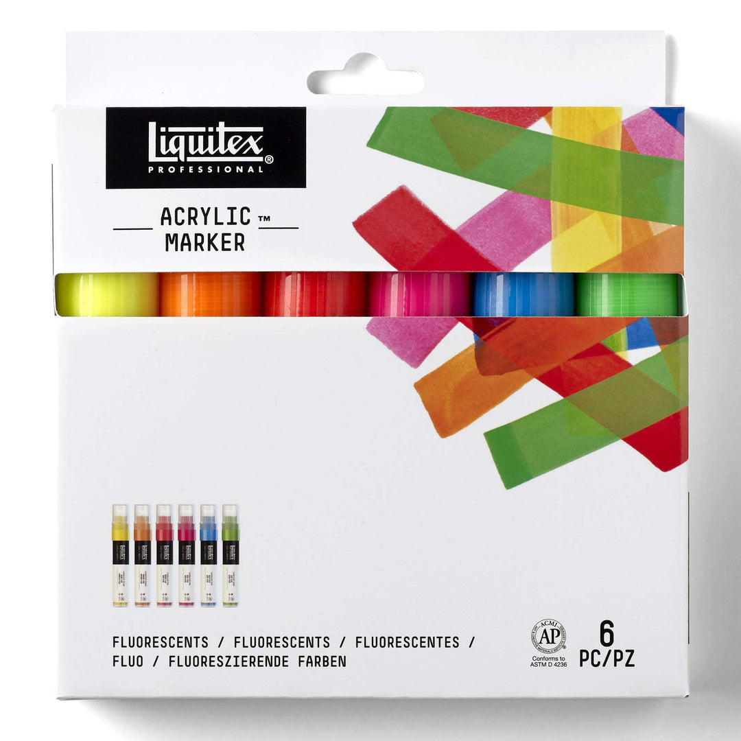 Liquitex 4690005 Professional Paint Acrylfarben Marker, Künstlerpigmente zum Zeichen, Malen auf Papi