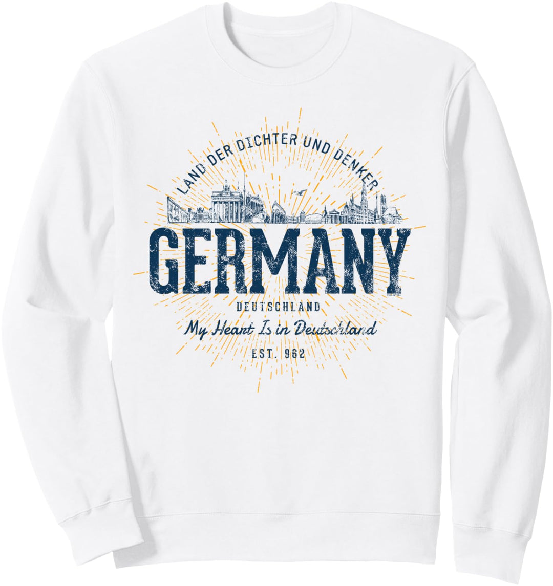 Germany Retro Style Vintage Deutschland Sweatshirt
