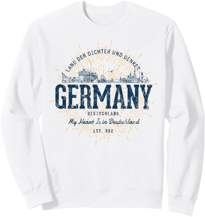 Germany Retro Style Vintage Deutschland Sweatshirt