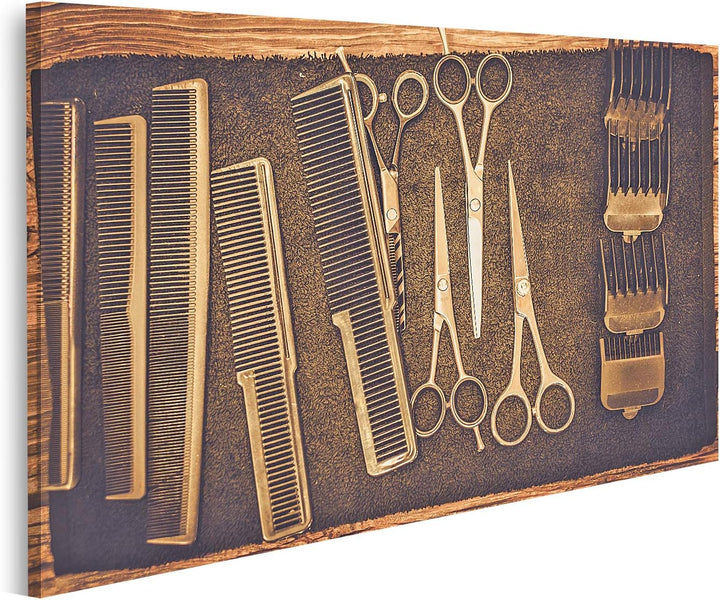 islandburner Bild auf Leinwand Hairstylisten Zubehör Barber Shop Bilder Wandbilder Poster Leinwand 8